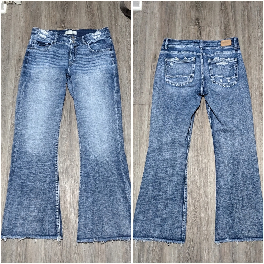 Buckle BKE Payton Universal Midrise Flare Jeans Sz 31 12/14 ABK889R - Picture 6 of 9